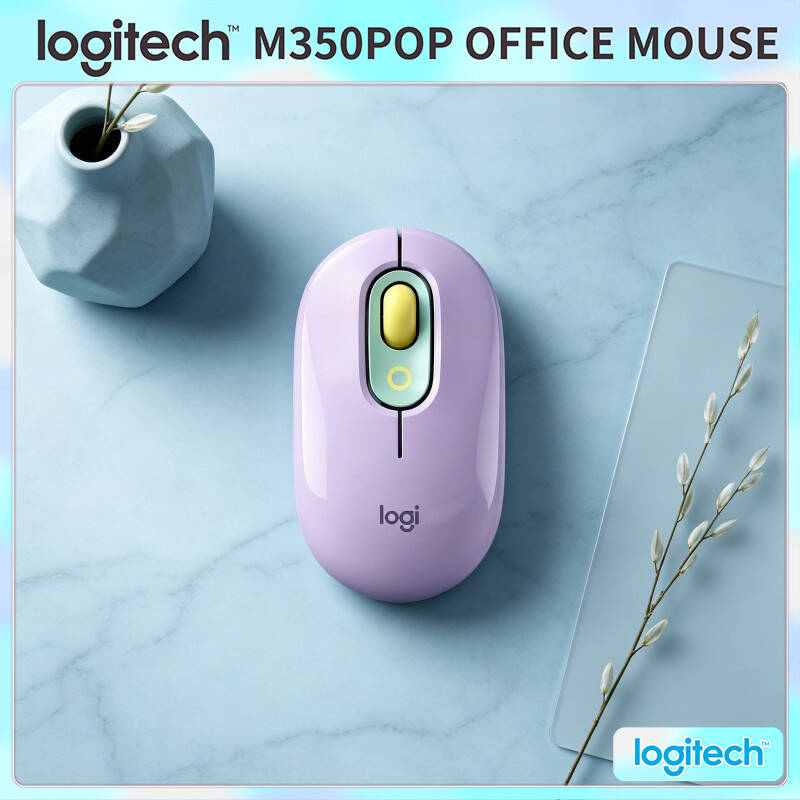 Gaming Console Logitech - เมาส์ Logitech M350 POP รุ่นรักษ์โลก ผลิตจากพลาสติกรีไซเคิล