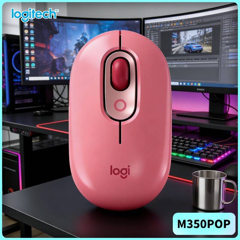Gaming Console Logitech - เมาส์ Logitech POP ที่เป็นมิตรต่อสิ่งแวดล้อม ผลิตจากพลาสติกรีไซเคิล พร้อมระบบเลื่อนเงียบ