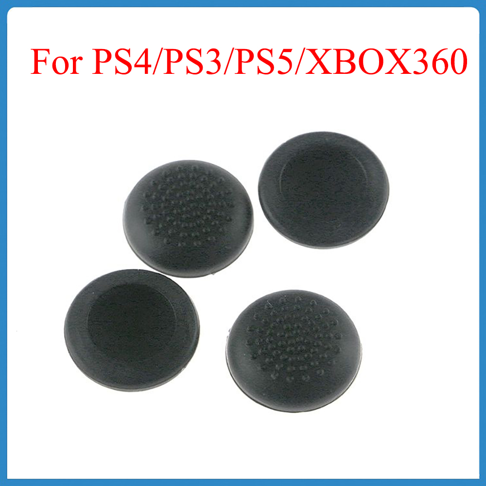 Gaming Console Pc - 10ชิ้นฝาครอบสำหรับ PS4จอยสติ๊กสำหรับ PS3/PS5/XBOX360ที่จับแบบหลายจุดฝากันลื่นอุปกรณ์สำหรับเล่นเกมสีดำ
