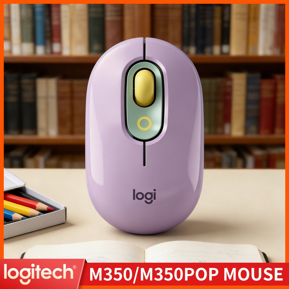 Gaming Console Logitech - เมาส์ Logitech M350 POP รุ่นรักษ์โลก ผลิตจากพลาสติกรีไซเคิล