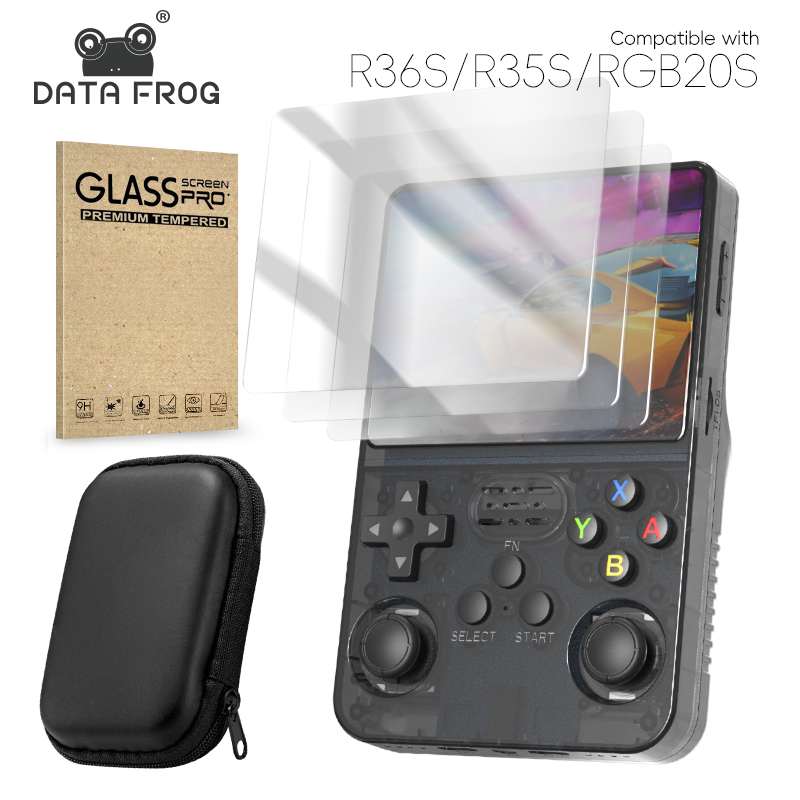 Gaming Console R36S - ข้อมูลกบ R36S ป้องกันหน้าจอกระจกนิรภัยสําหรับ R35S RGB20S Retro