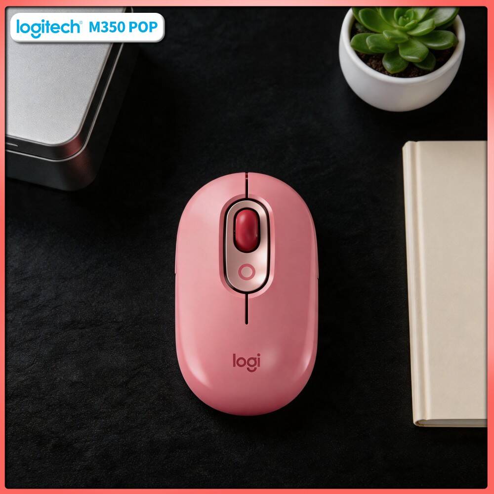 Gaming Console Logitech - เมาส์ Logitech POP ที่เป็นมิตรต่อสิ่งแวดล้อม ผลิตจากพลาสติกรีไซเคิล พร้อมระบบเลื่อนเงียบ