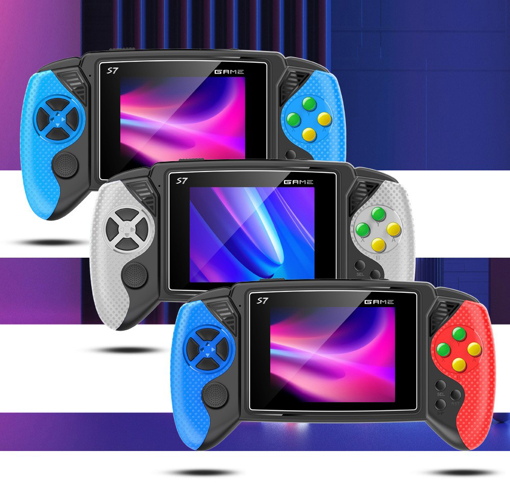 Gaming Console Kids - เครื่องเล่นเกมพกพา S7 Retro หน้าจอ LCD 3.5