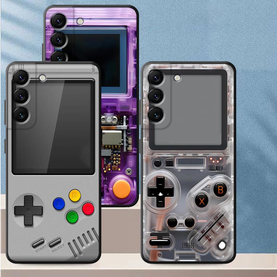 Gaming Console Pc - เคสโทรศัพท์มือถือลายเกมส์สีม่วงสำหรับ Samsung Galaxy A57 A55 A52