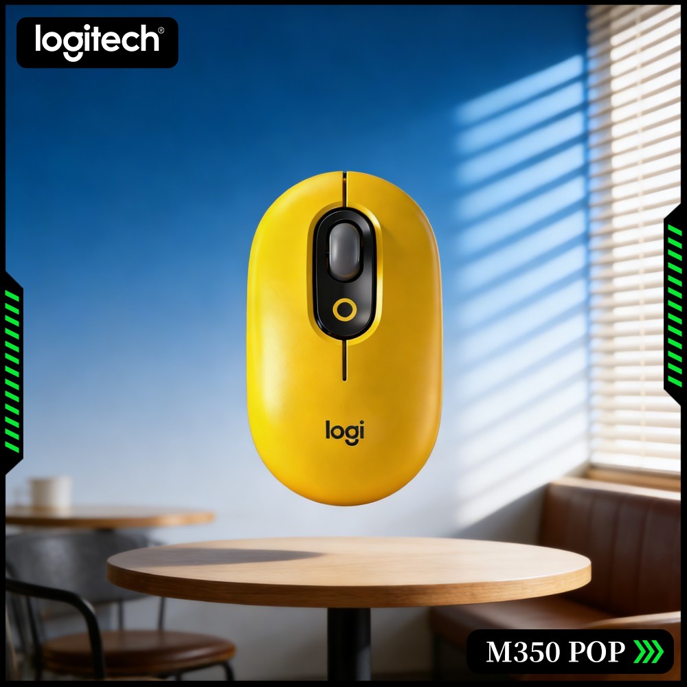 Gaming Console Logitech - เมาส์ Logitech M350 POP ที่เป็นมิตรต่อสิ่งแวดล้อม ผลิตจากพลาสติกรีไซเคิล