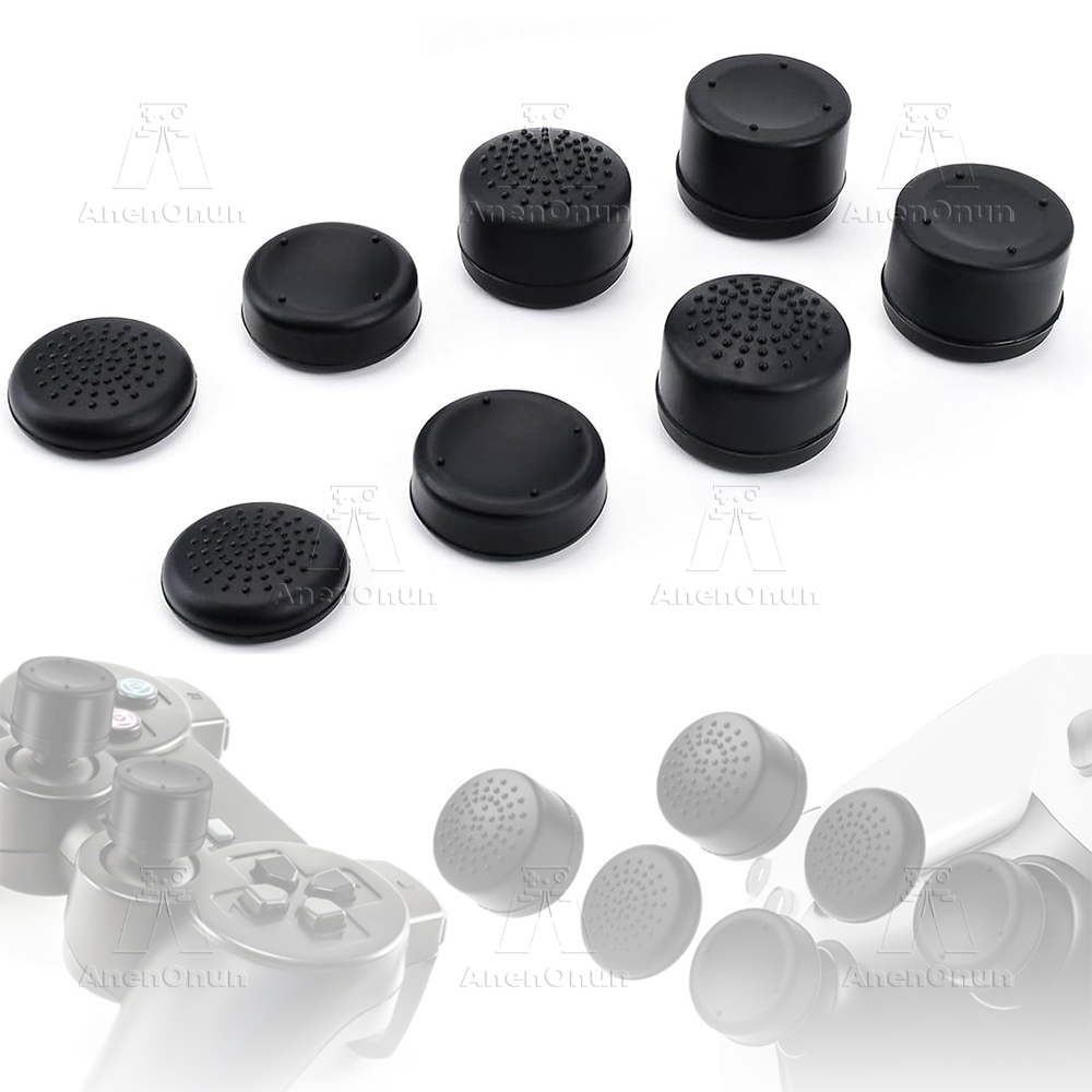 Gaming Console Pc - 8PCS Thumb Grip Caps Controller จอยสติ๊กหมวกซิลิโคนคุณภาพสูง