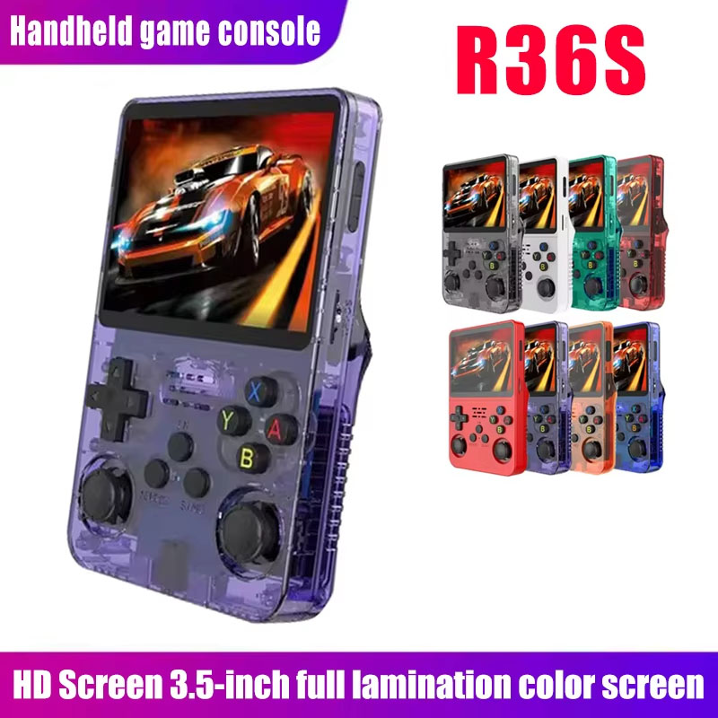 Gaming Console Linux - เครื่องเล่นเกมพกพา R36s ใหม่ ระบบปฏิบัติการโอเพ่นซอร์ส Linux หน้าจอ