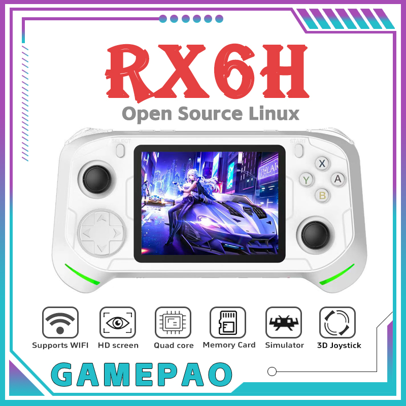 โอเพ่นซอร์ส RX6H เรโทรคอนโซลวิ - Gaming Console Linux บทวิจารณ์และราคา