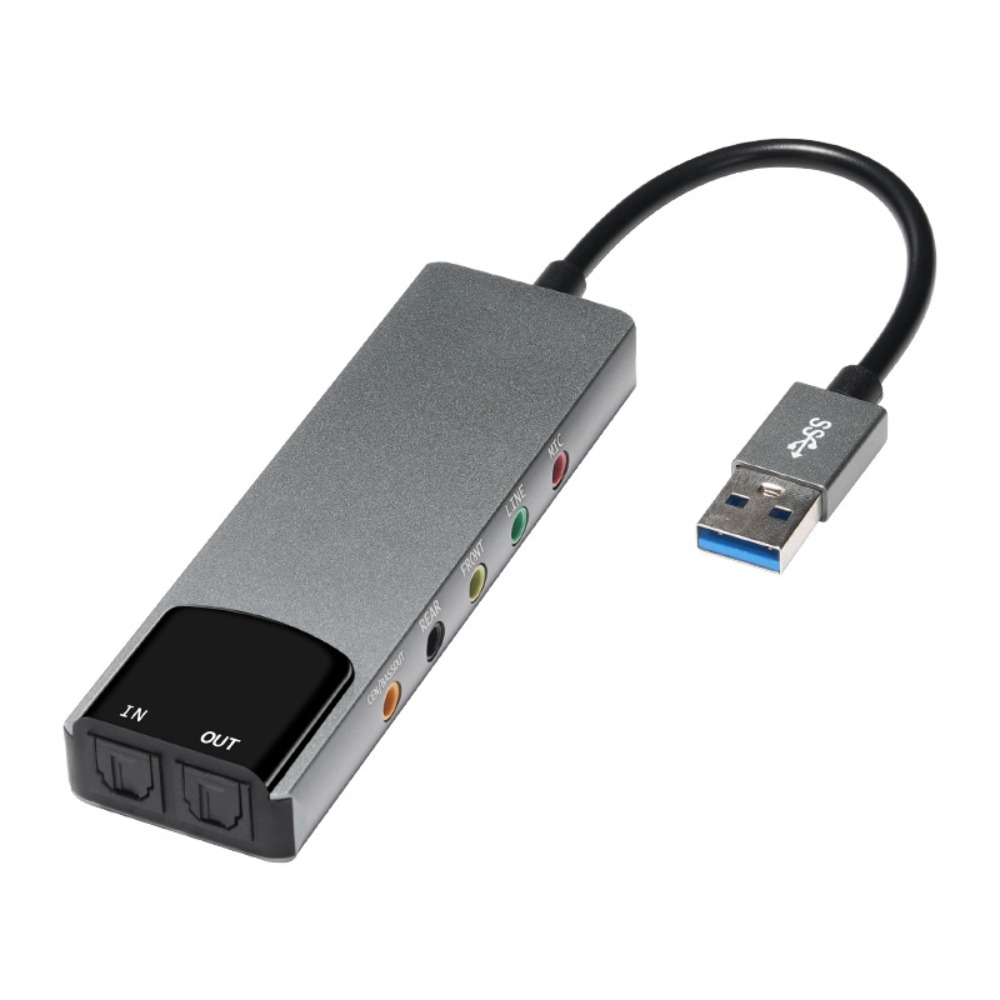 ใหม่การ์ดเสียง USB 7.1 5.1 ช่อ - Gaming Console Pc บทวิจารณ์และราคา