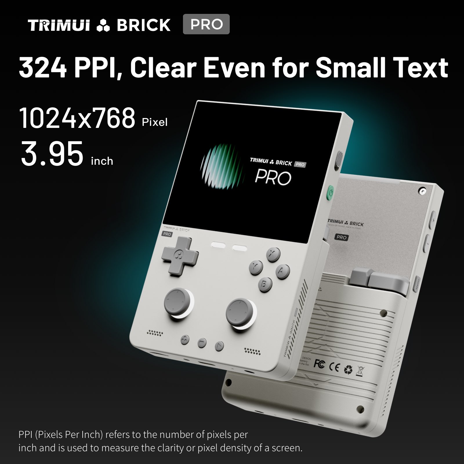 TRIMUI BRICK PRO เครื่องเล่นเก - Gaming Console Linux บทวิจารณ์และราคา