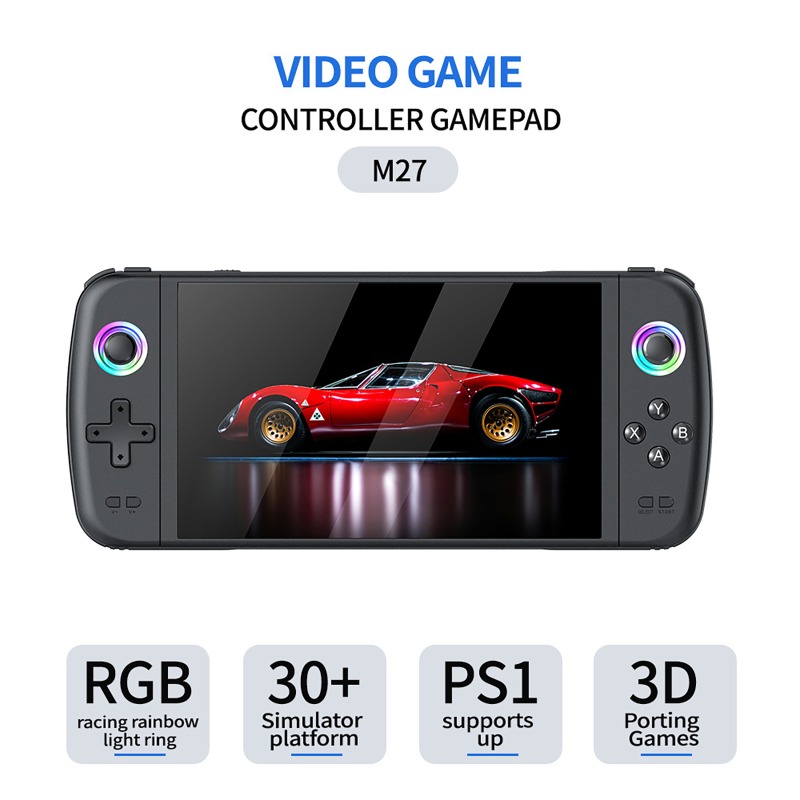 เครื่องเล่นเกมพกพา M27 รุ่นเรโ - Gaming Console Linux บทวิจารณ์และราคา