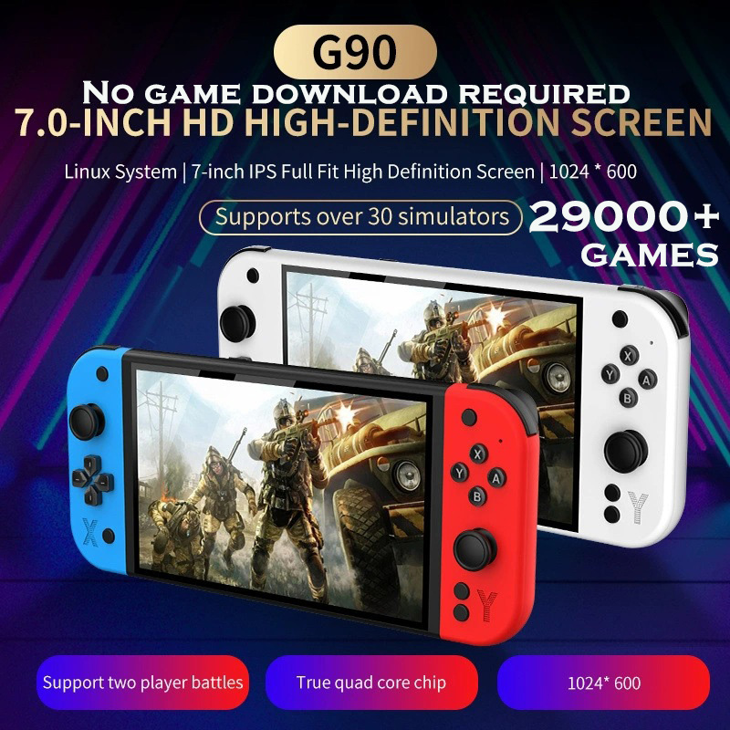 เครื่องเล่นเกมพกพา G90 รองรับก - Gaming Console Linux บทวิจารณ์และราคา
