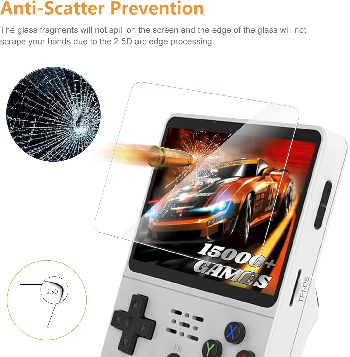 เคส 4 in 1 + ฟิล์มกระจกสำหรับเ - Gaming Console R36S บทวิจารณ์และราคา