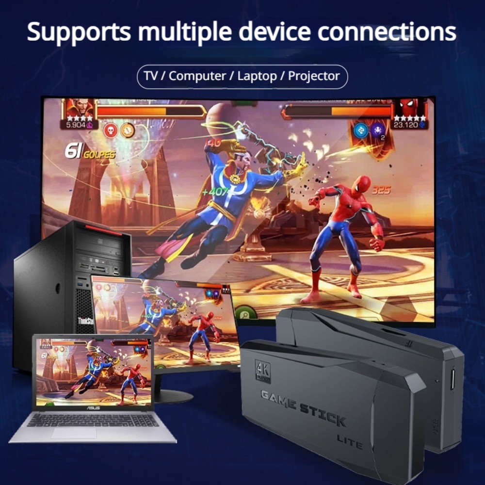 เครื่องเล่นเกมพกพา 4K Retro Ga - Gaming Console For Sale บทวิจารณ์และราคา