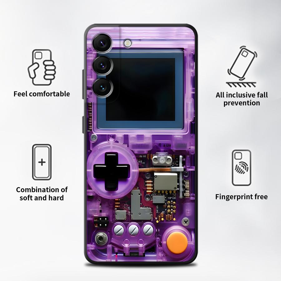 เคสโทรศัพท์มือถือลายเกมส์สีม่ว - Gaming Console Pc บทวิจารณ์และราคา