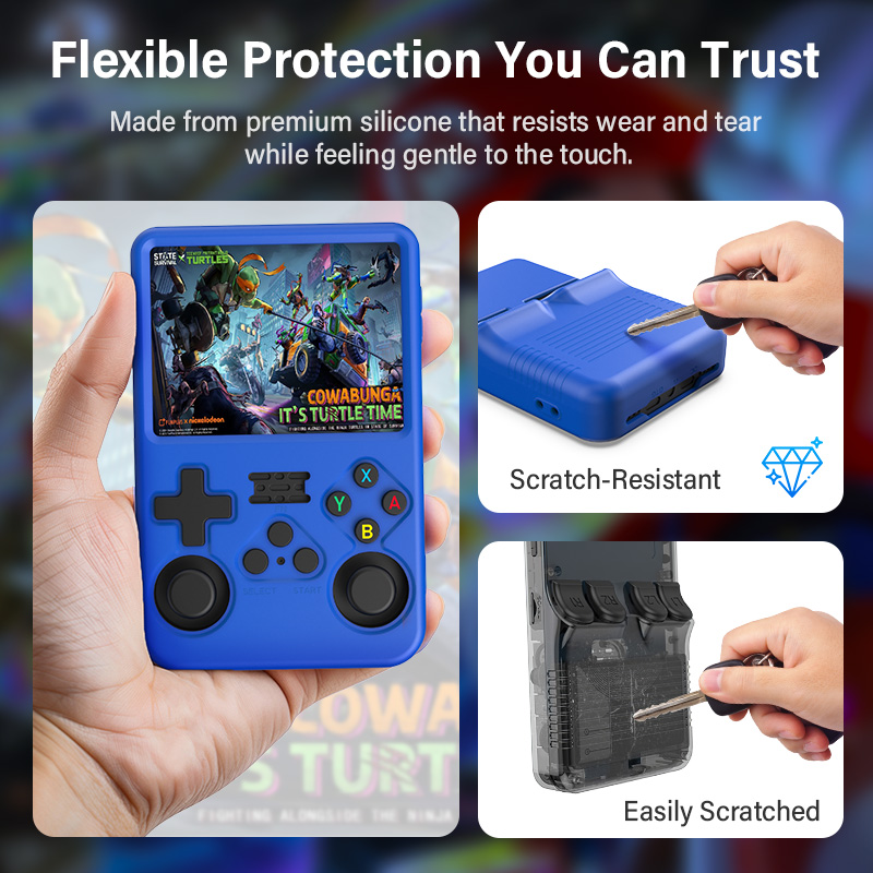 เคสซิลิโคนสีสำหรับเครื่องเล่นเ - Gaming Console R36S บทวิจารณ์และราคา