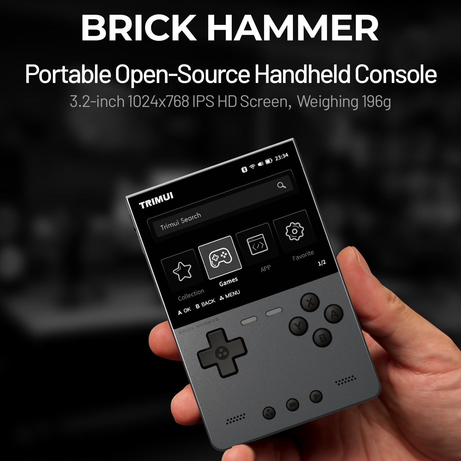 เครื่องเล่นเกมพกพา TRIMUI BRIC - Gaming Console Linux บทวิจารณ์และราคา