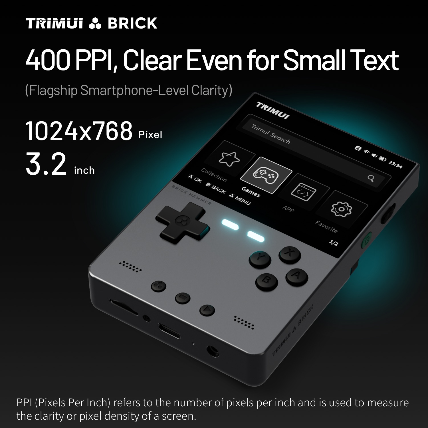 เครื่องเล่นเกมพกพา TRIMUI BRIC - Gaming Console Linux บทวิจารณ์และราคา