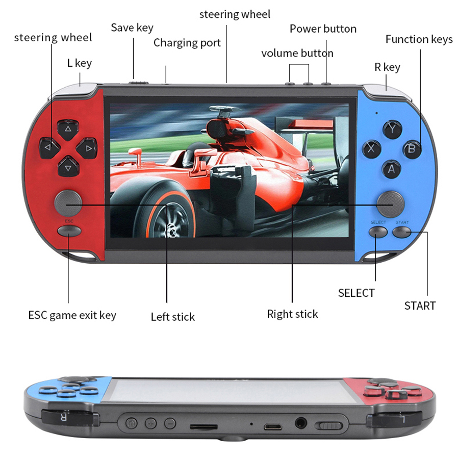 เครื่องเล่นวิดีโอเกมมือถือแบบพ - Gaming Console Kids บทวิจารณ์และราคา
