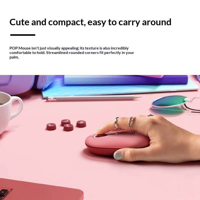 เมาส์ Logitech POP ที่เป็นมิตร - Gaming Console Logitech บทวิจารณ์และราคา