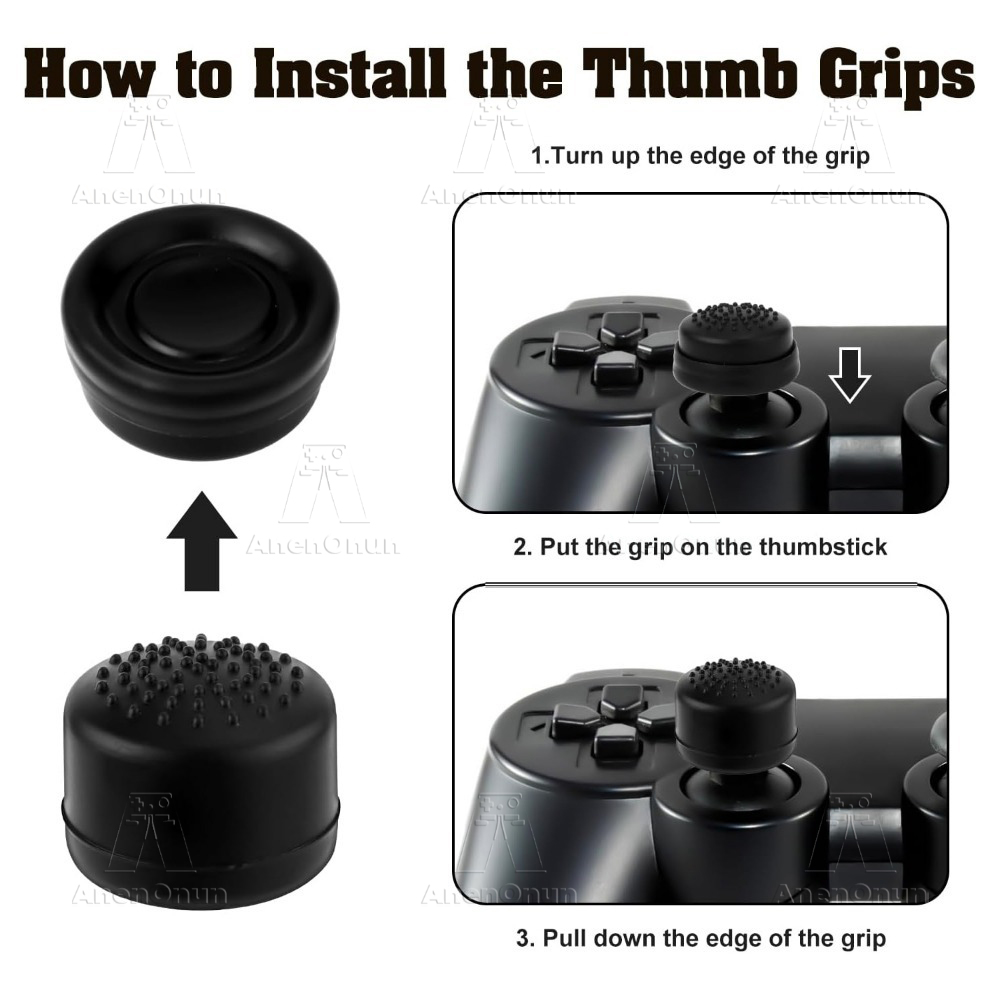 8PCS Thumb Grip Caps Controlle - Gaming Console Pc บทวิจารณ์และราคา