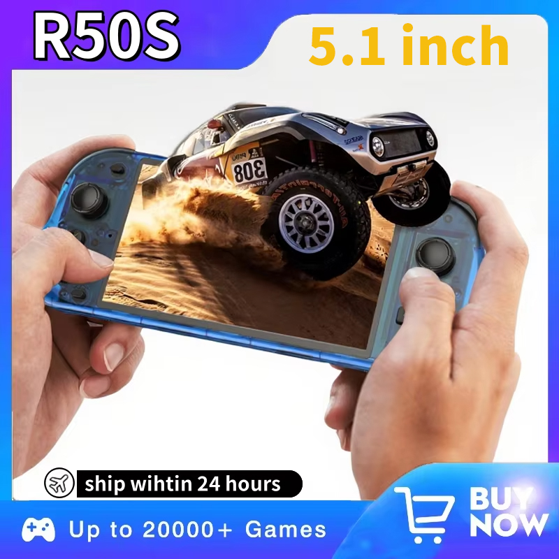 เครื่องเล่นเกมพกพา R50S Retro  - Gaming Console Linux บทวิจารณ์และราคา