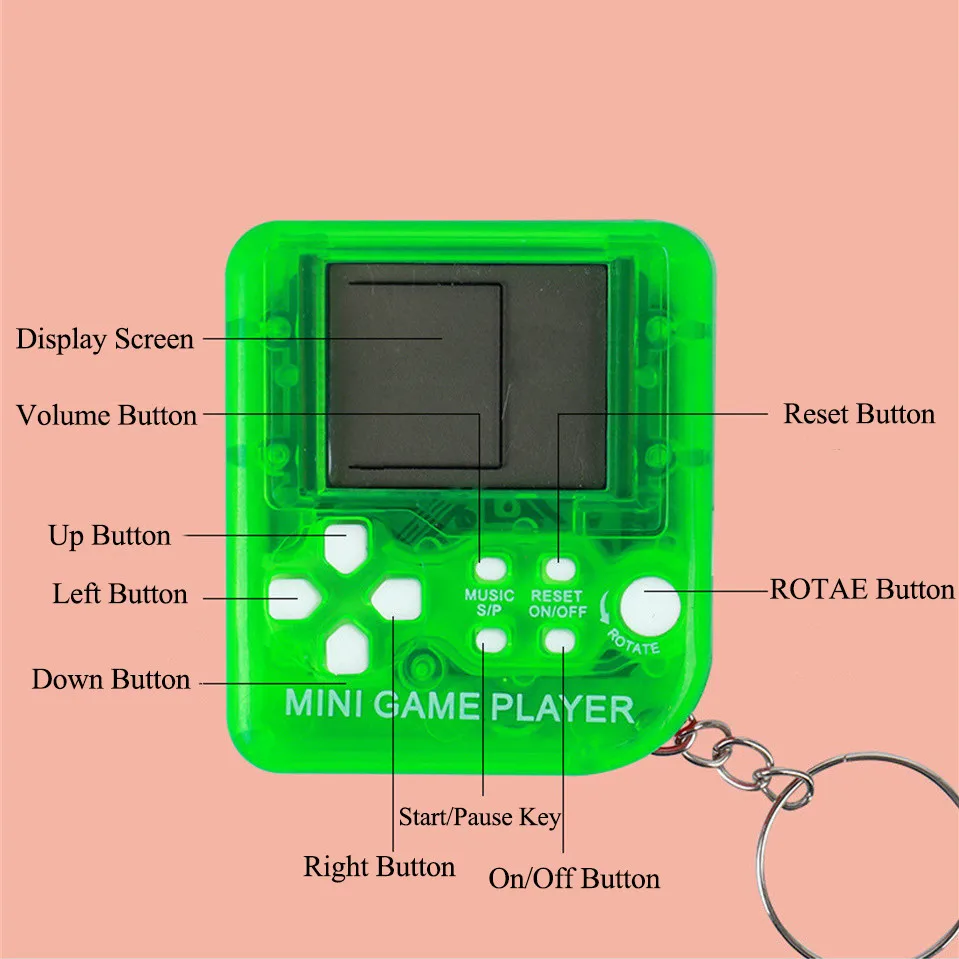 Retro Mini ผู้เล่นเกมมือถือคลา - Gaming Console Kids บทวิจารณ์และราคา
